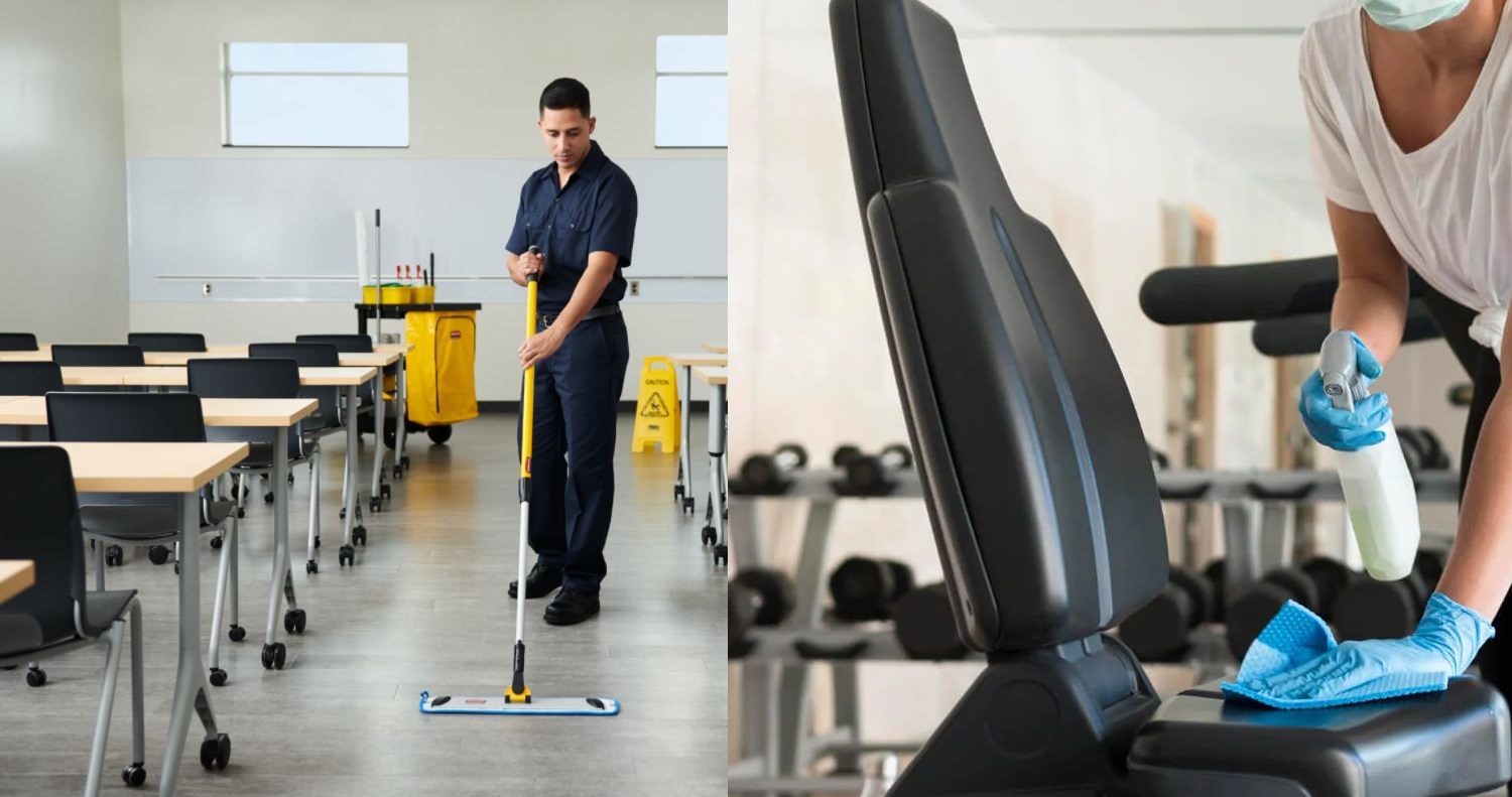 Schoonmaak Scholen en Fitnesscentra